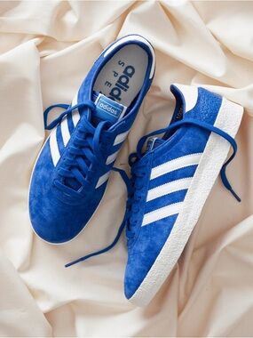 Adidas Munchen Super SPZL sneakers US M 12 Collegiate Royal Blue suede colorful